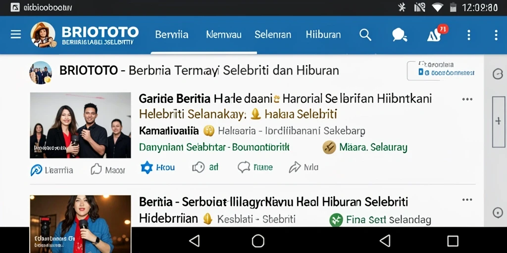Tampilan antarmuka BRIOTOTO yang modern dan informatif.