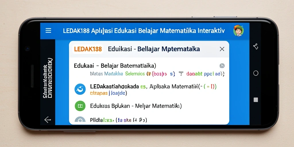 Tampilan antarmuka LEDAK188 yang interaktif dan menarik untuk belajar matematika.