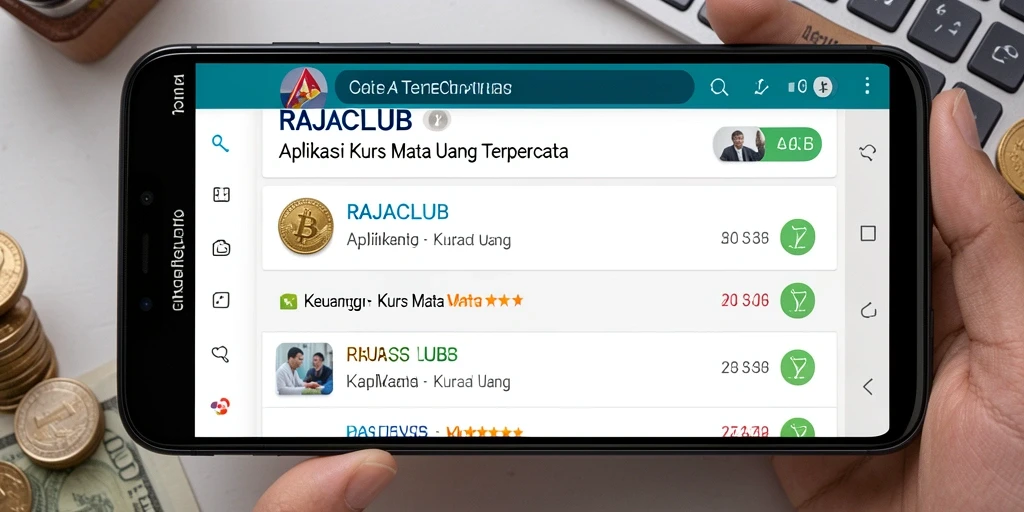Tampilan antarmuka RAJACLUB yang sederhana dan fungsional.