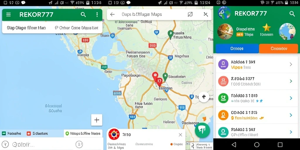 Tampilan antarmuka pengguna REKOR777 yang sederhana dan informatif.